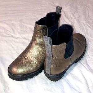 Brunello Cucinelli Women’s Metallic Chelsea Boot